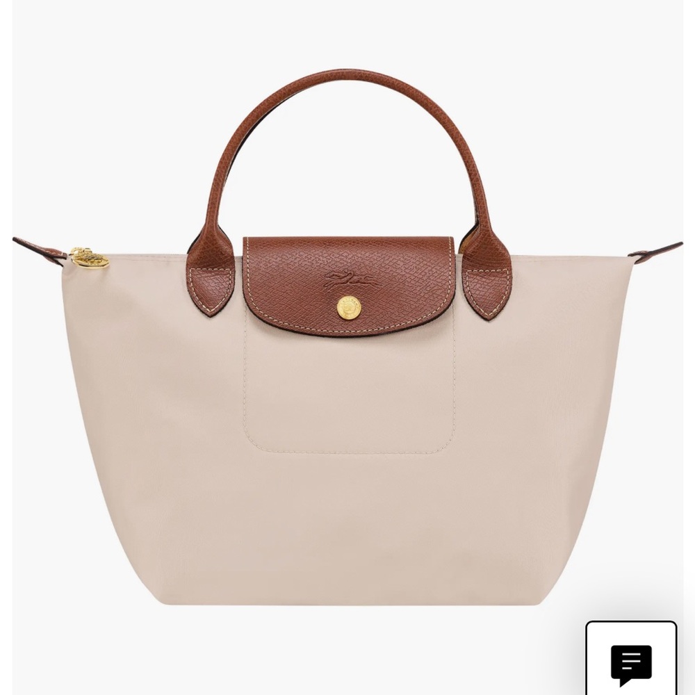 Longchamp Small Le Pliage Original Top Handle Bag.